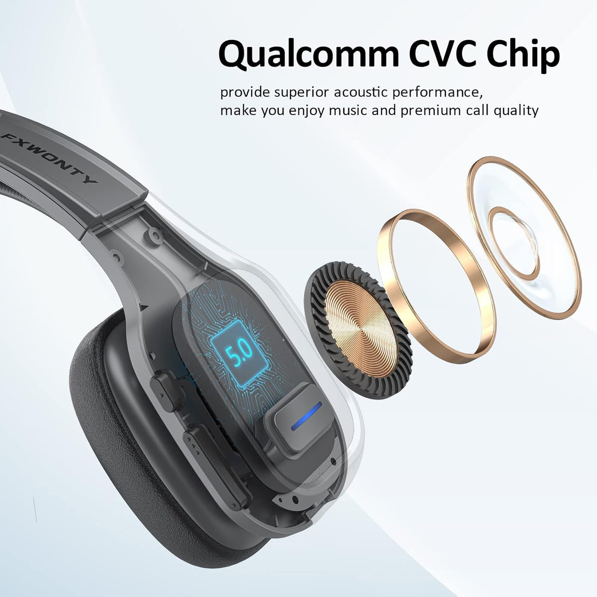 Bluetooth Headset with Microphone Noise Canceling W39256