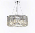 18-inch Hanging Chandelier with Clear Crystals T3057