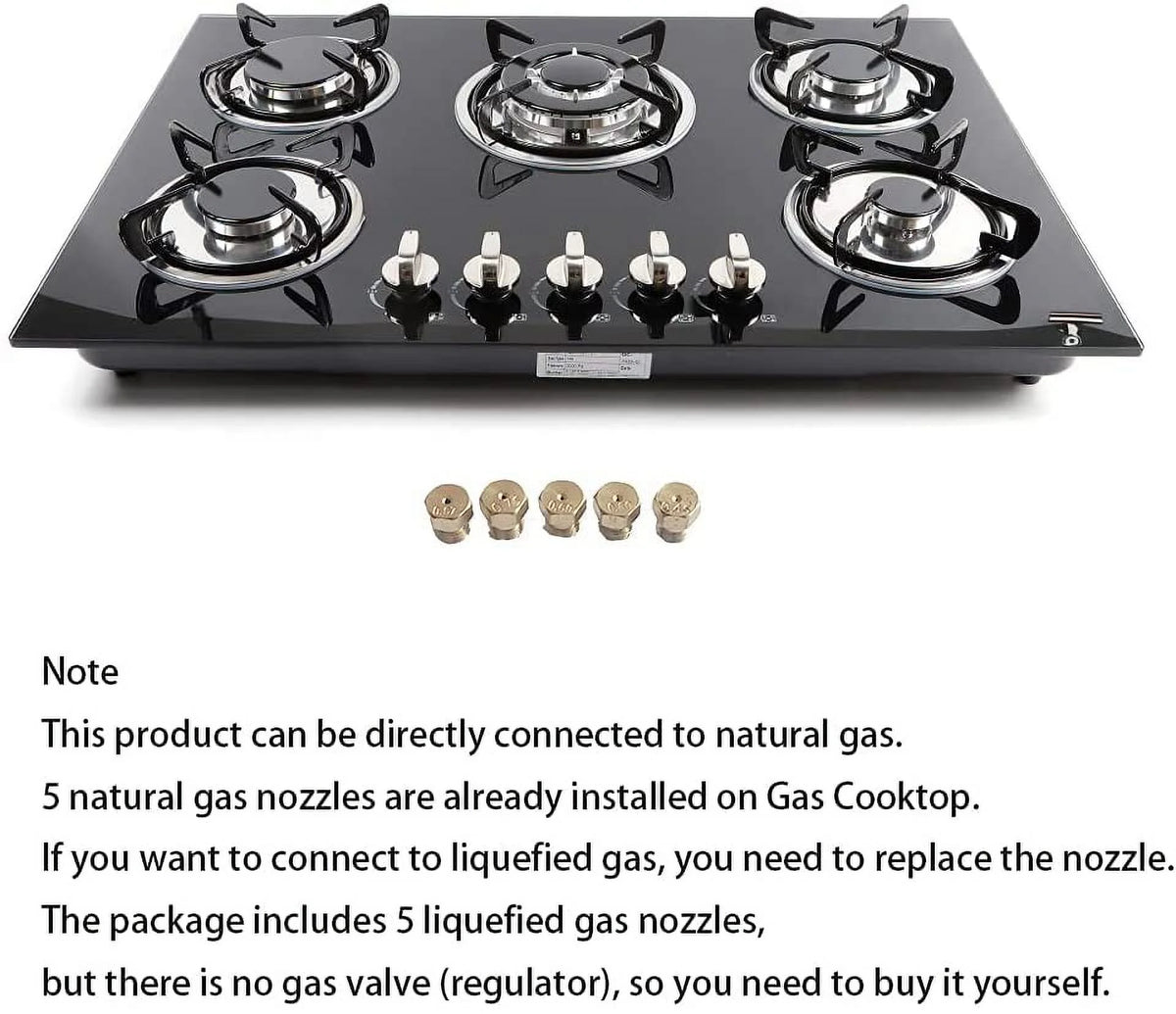 30'' 5 Burners Tempered Glass Gas Cooktop Z46814