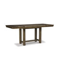 White Dining Extension Table with Trestle Base U179860