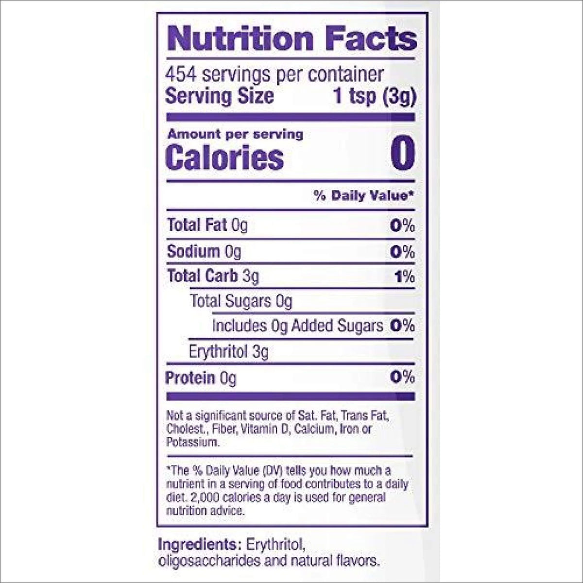 Sugar Replacement Sweetener, 48oz F4679