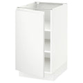 White Base Cabinet with Shelves B64392