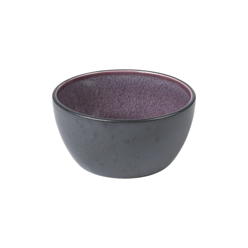 Stoneware Bowl 10 cm Black, Lilac B9569
