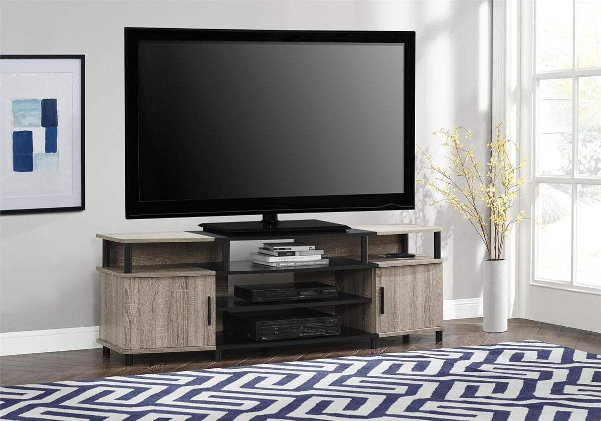 Gray Electric Fireplace TV Console T12347