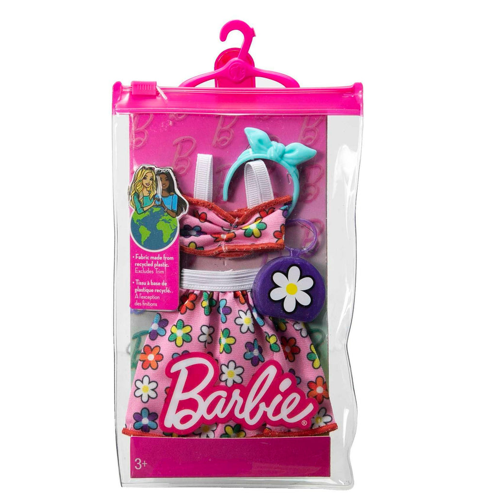 Barbie Fashion Pack Long Sleeve Denim Jacket & Flower Outfit & Two Accessories R740