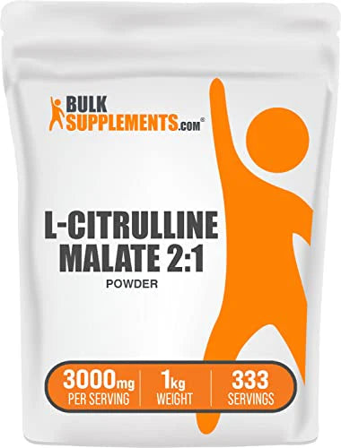 L-Citrulline Malate 2:1 Powder Unflavored Gluten Free 1kg Z4816