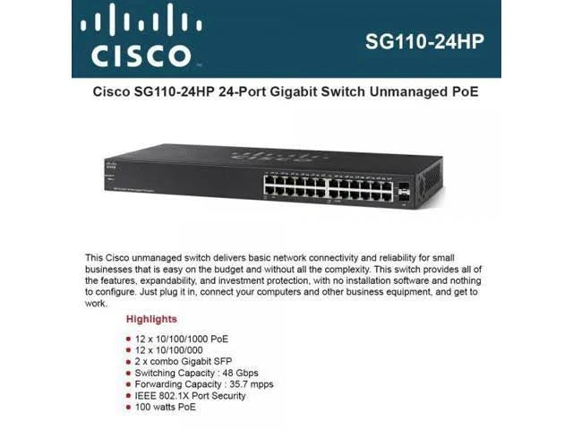 24-Port PoE Gigabit Switch F23095