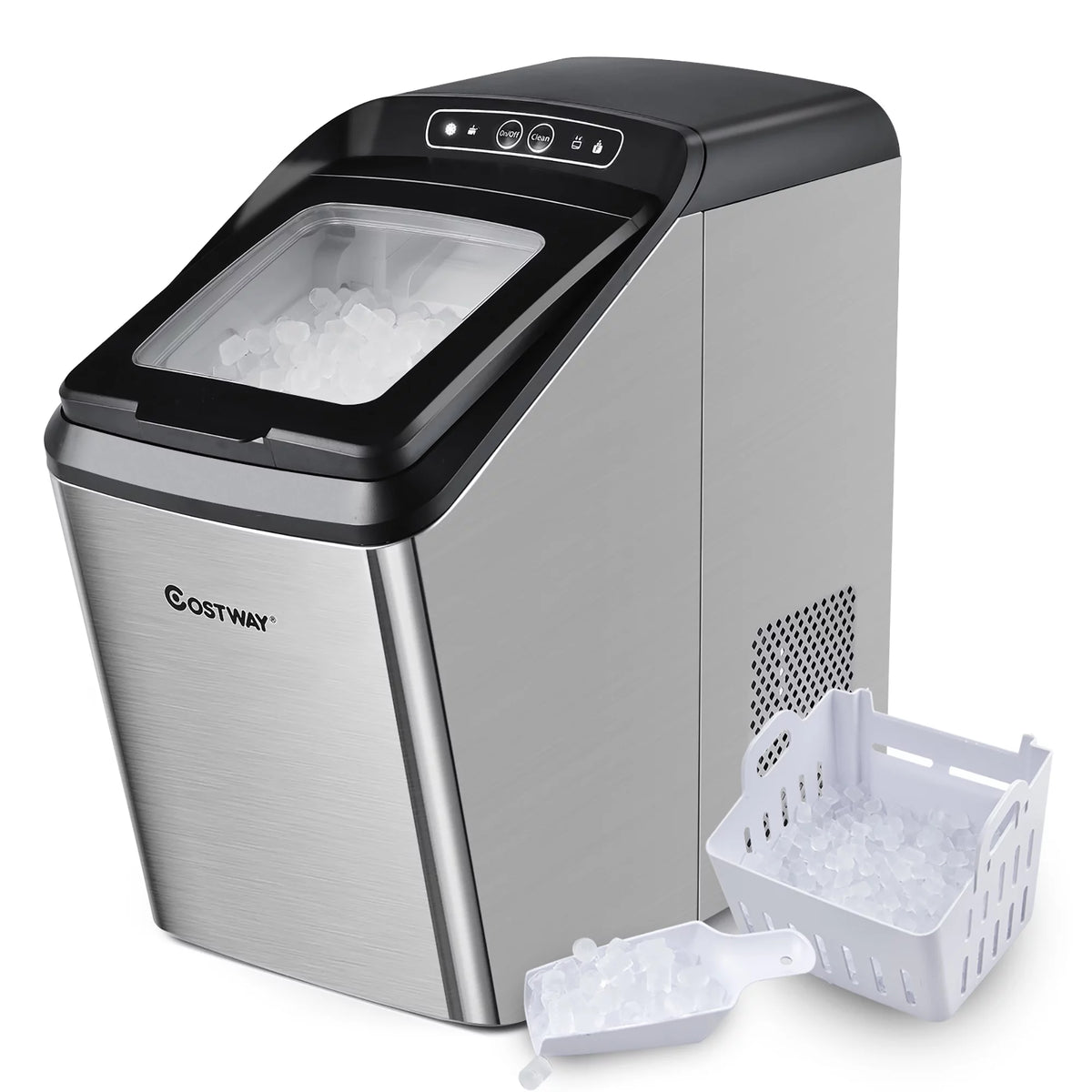 Countertop Nugget Ice Maker 29lb/Day Self-Cleaning U84240