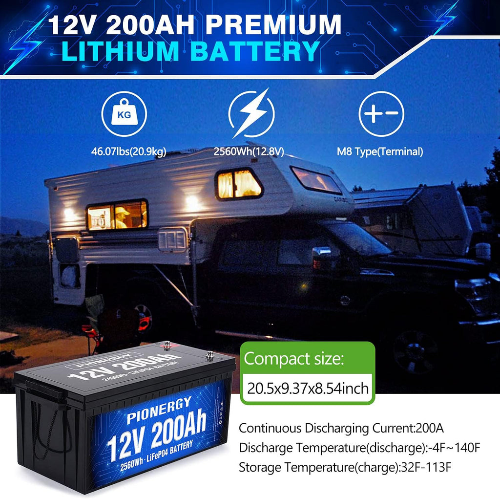 12V 50Ah LiFePO4 Battery with Built-In BMS H880