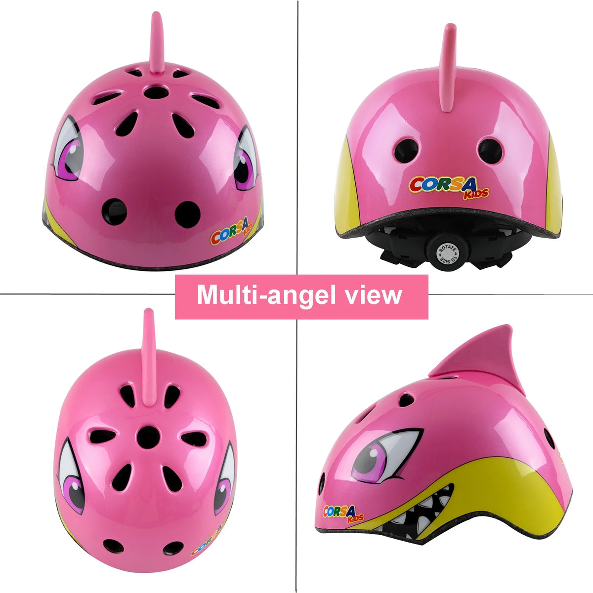 Kids Bike Helmet Pink N554421