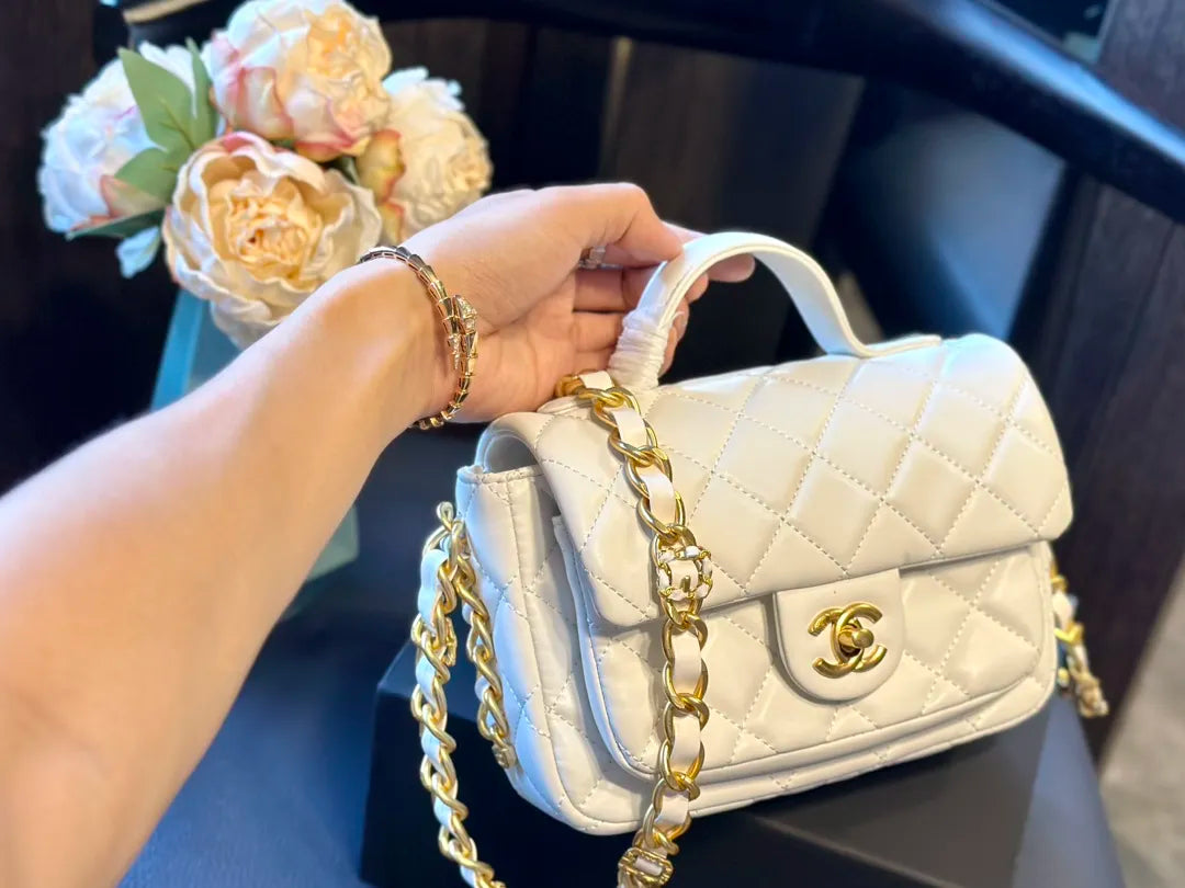Mini Flap Bag with Top Handle Z64725