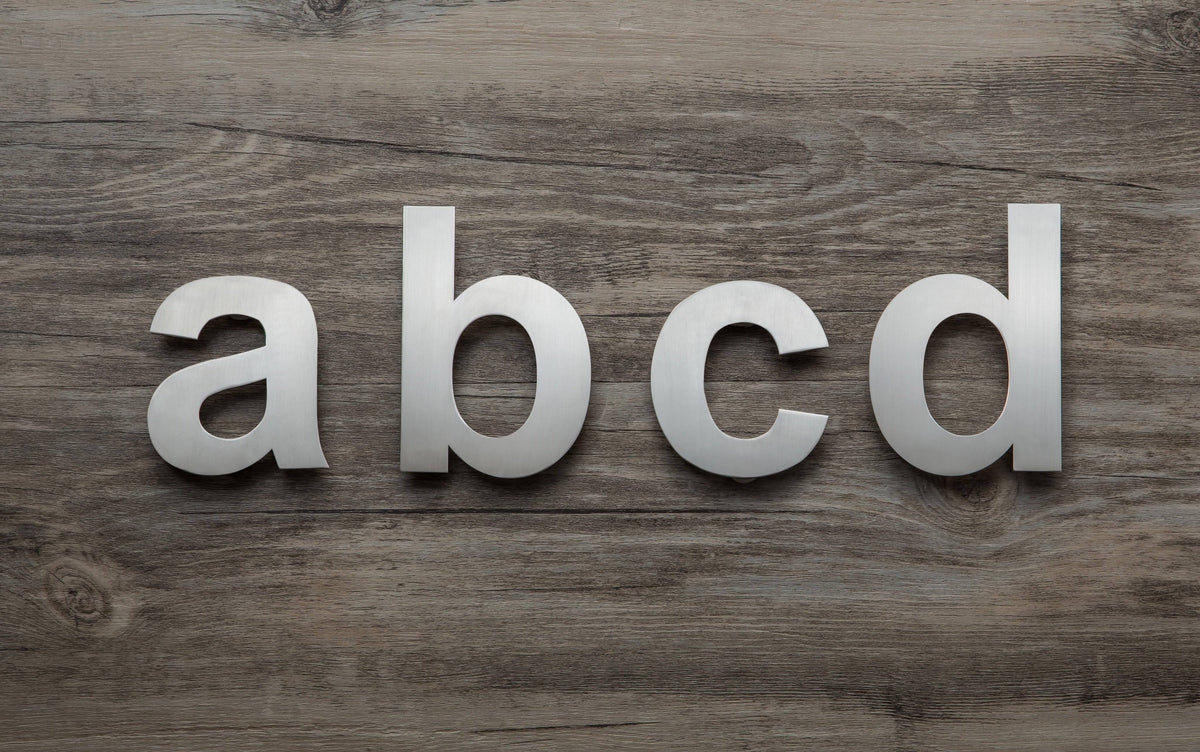 Lower Case Letter A 12 inch U6517