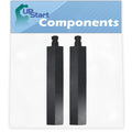 2-Pack BBQ Gas Grill Tube Burner Replacement Parts, Cast Iron Pipe Burners 15 3/4" R776268