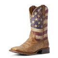 Distressed Brown Men&s Boots Z71883
