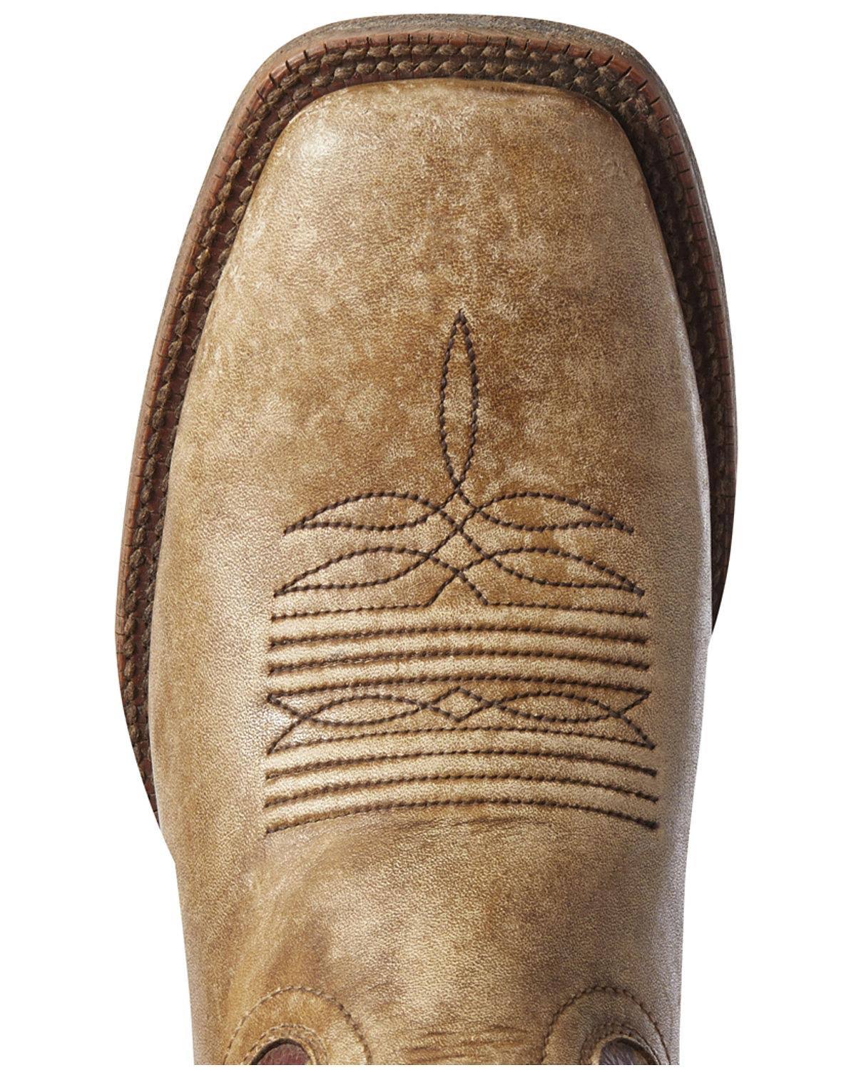 Distressed Brown Men&s Boots Z71883