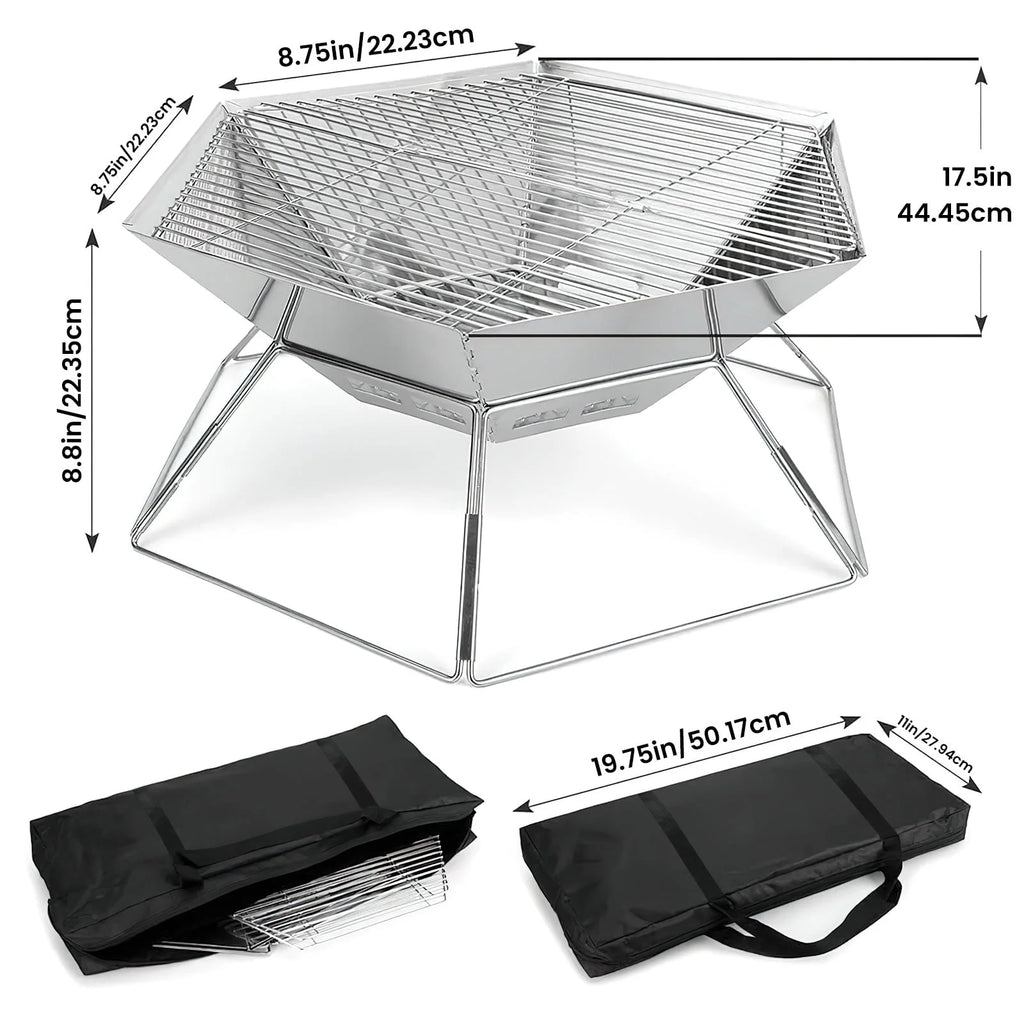 Portable Charcoal Grill K17956