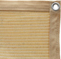 90% Shade Cloth with Grommets 12' x 20' Wheat R8822