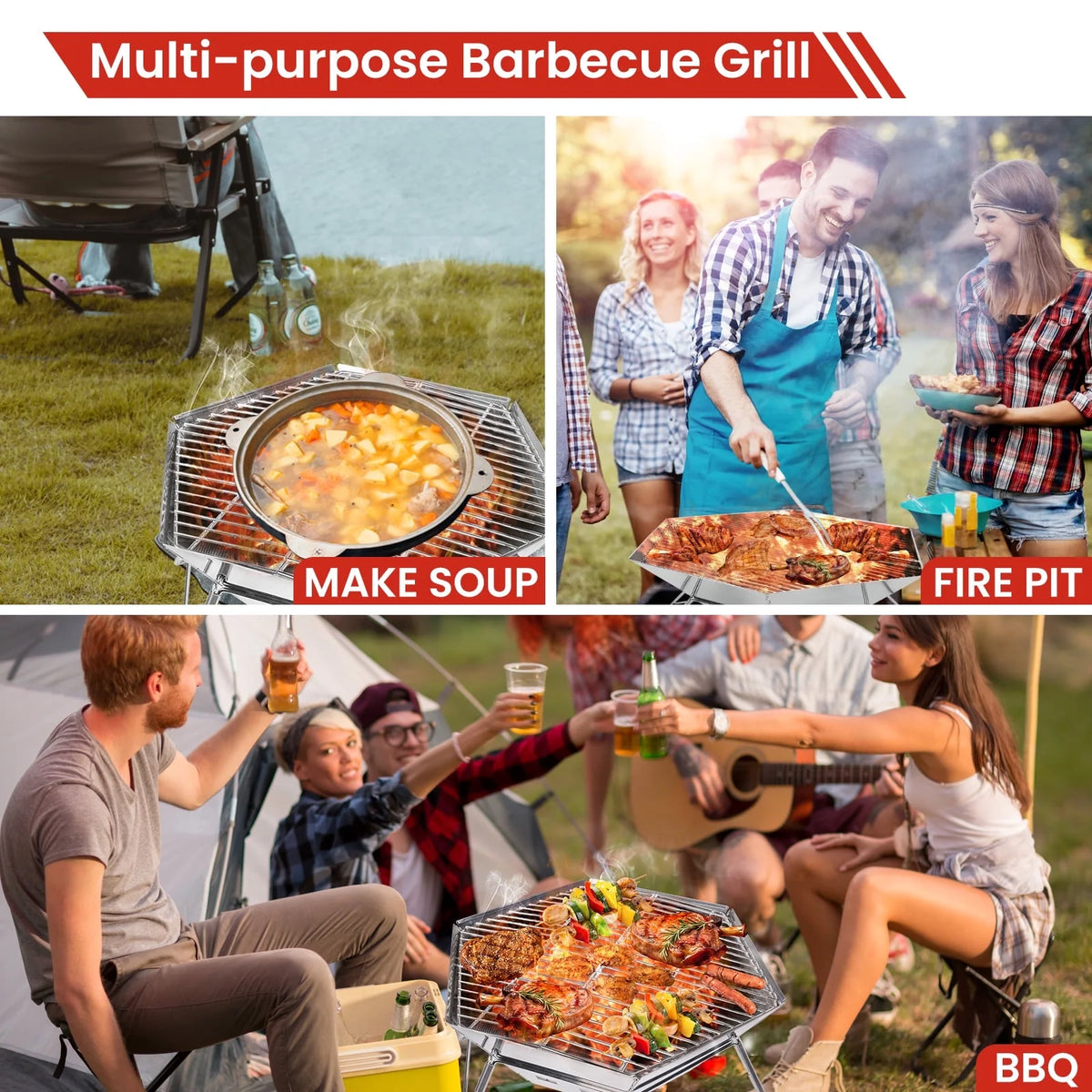 Portable Charcoal Grill K17956