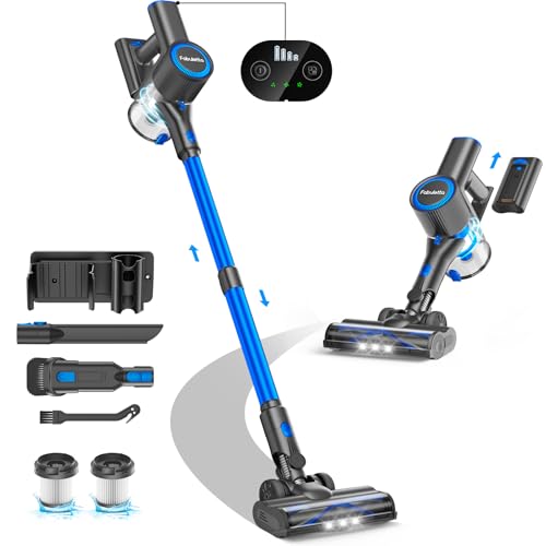 400W Lightweight Cordless Stick Vacuum with Detachable Battery (Blue) B41520