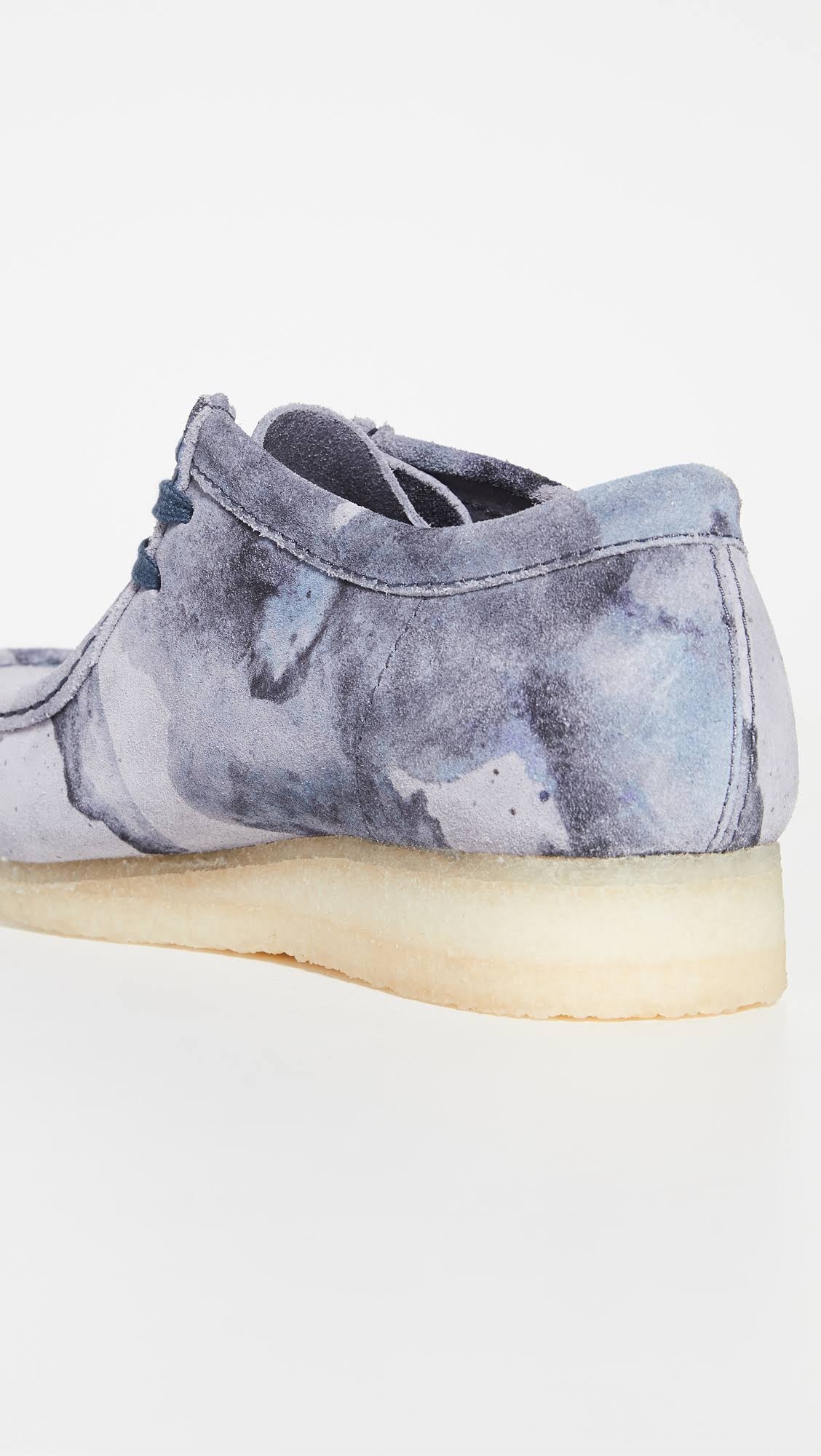 Blue Camo Wallabee Shoes R7918