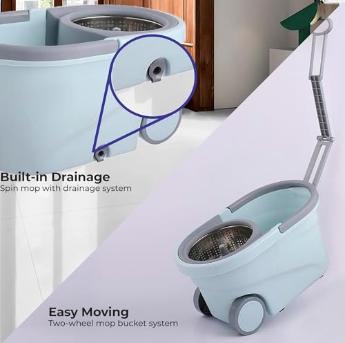 Spin Mop and Bucket with Wringer D745
