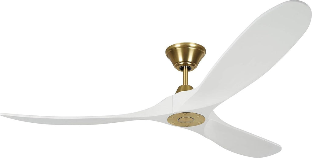 Matte White 52 Outdoor Ceiling Fan with Remote Control C9634