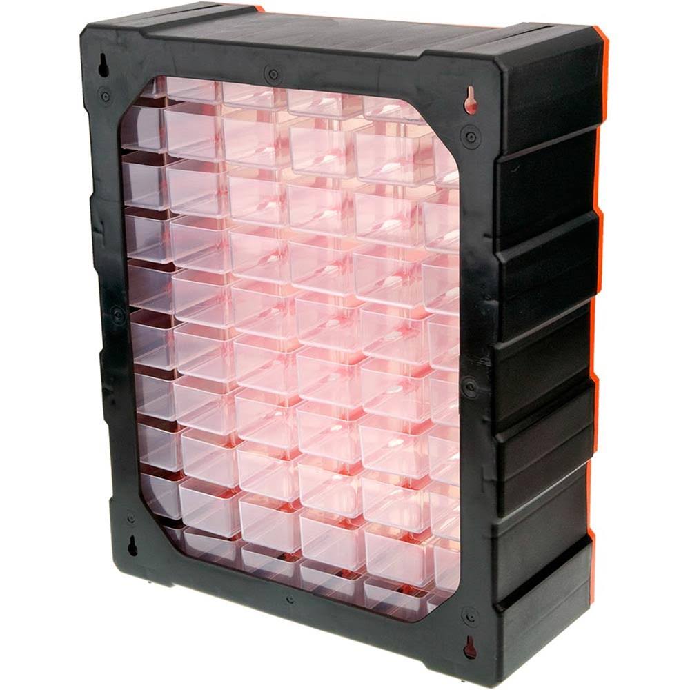 60 Drawer Cabinet Black Orange I6593