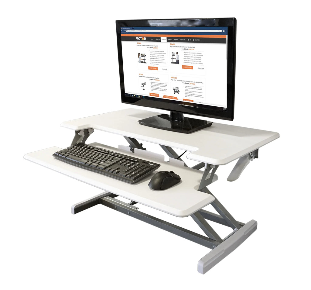 Height Adjustable Standing Desk with Keyboard Tray P364