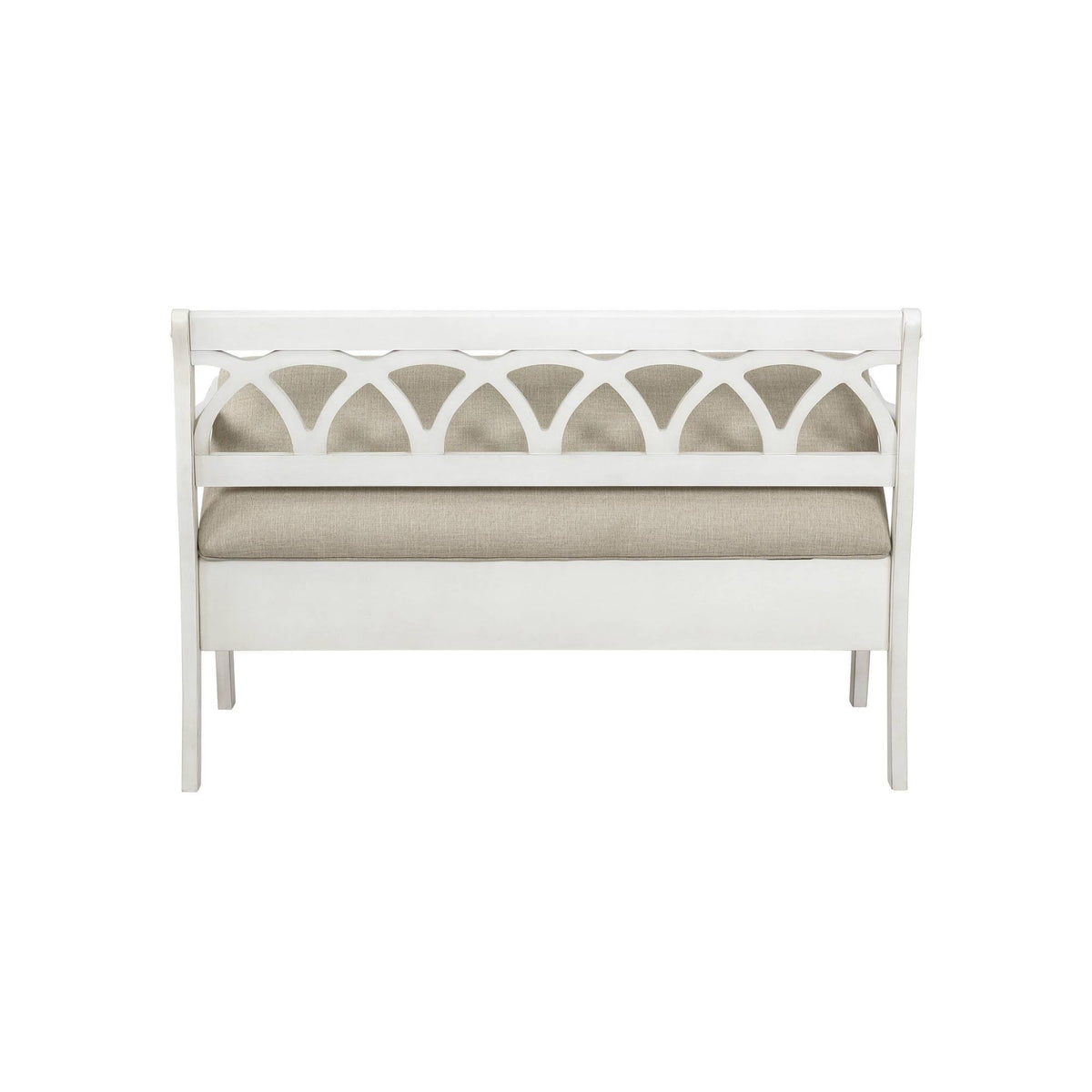White Storage Bench R800