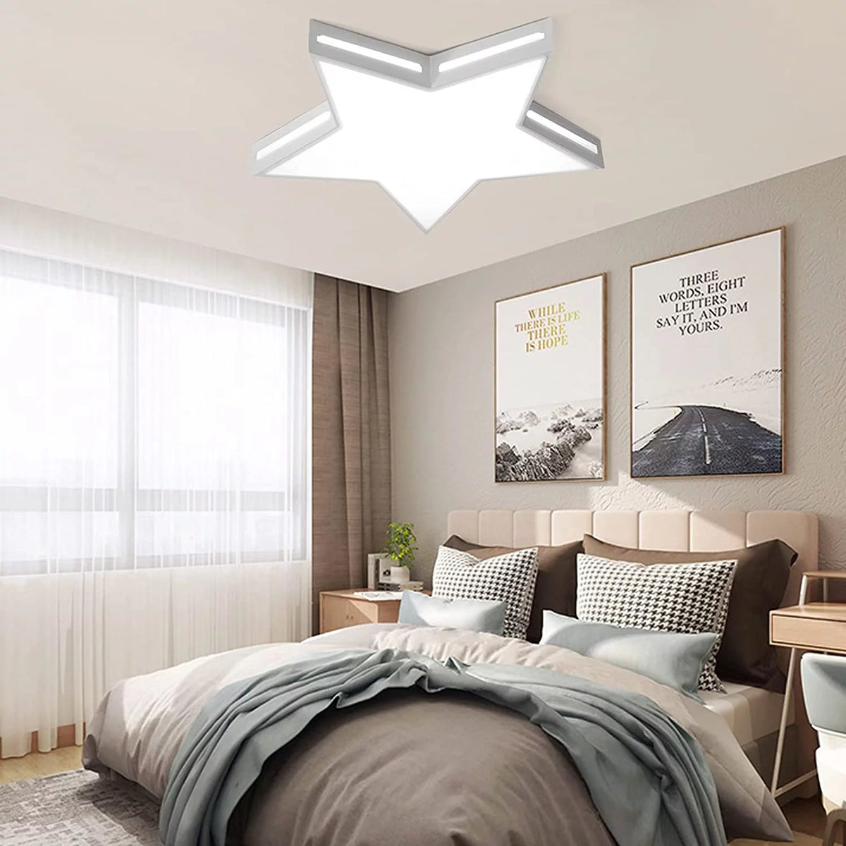 White Acrylic LED Ceiling Light K682305