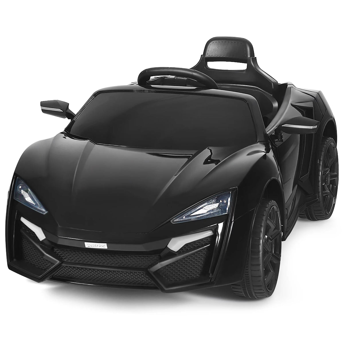 12V Kids Ride On Car with Lights MP3 Openable Doors Pink C982540