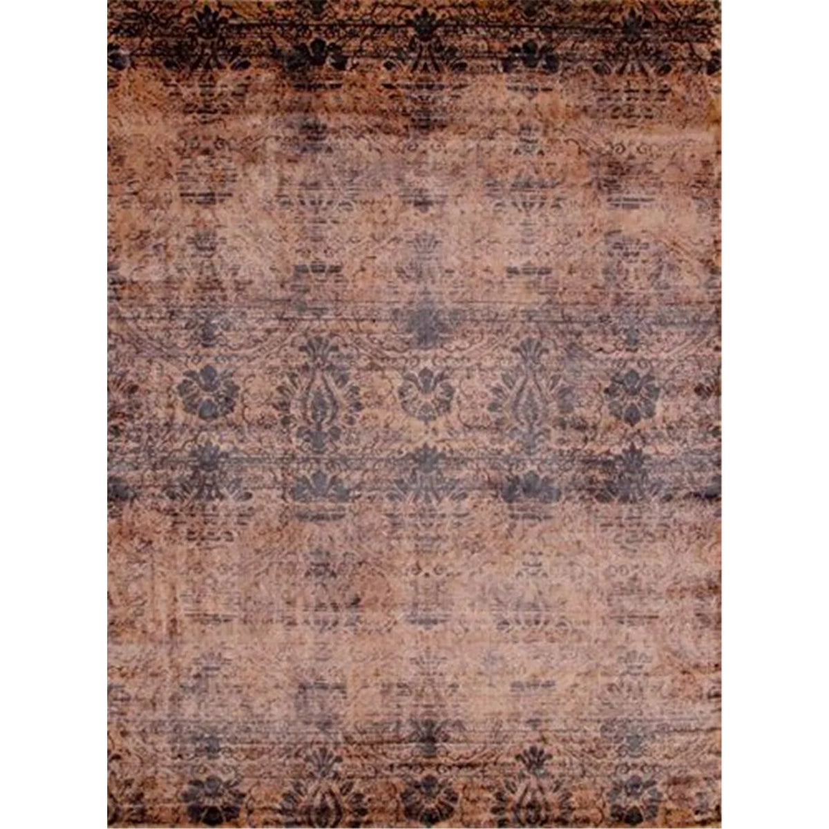 Grey Hand-knotted Tibetan Wool Rug 9' x 12' Y108