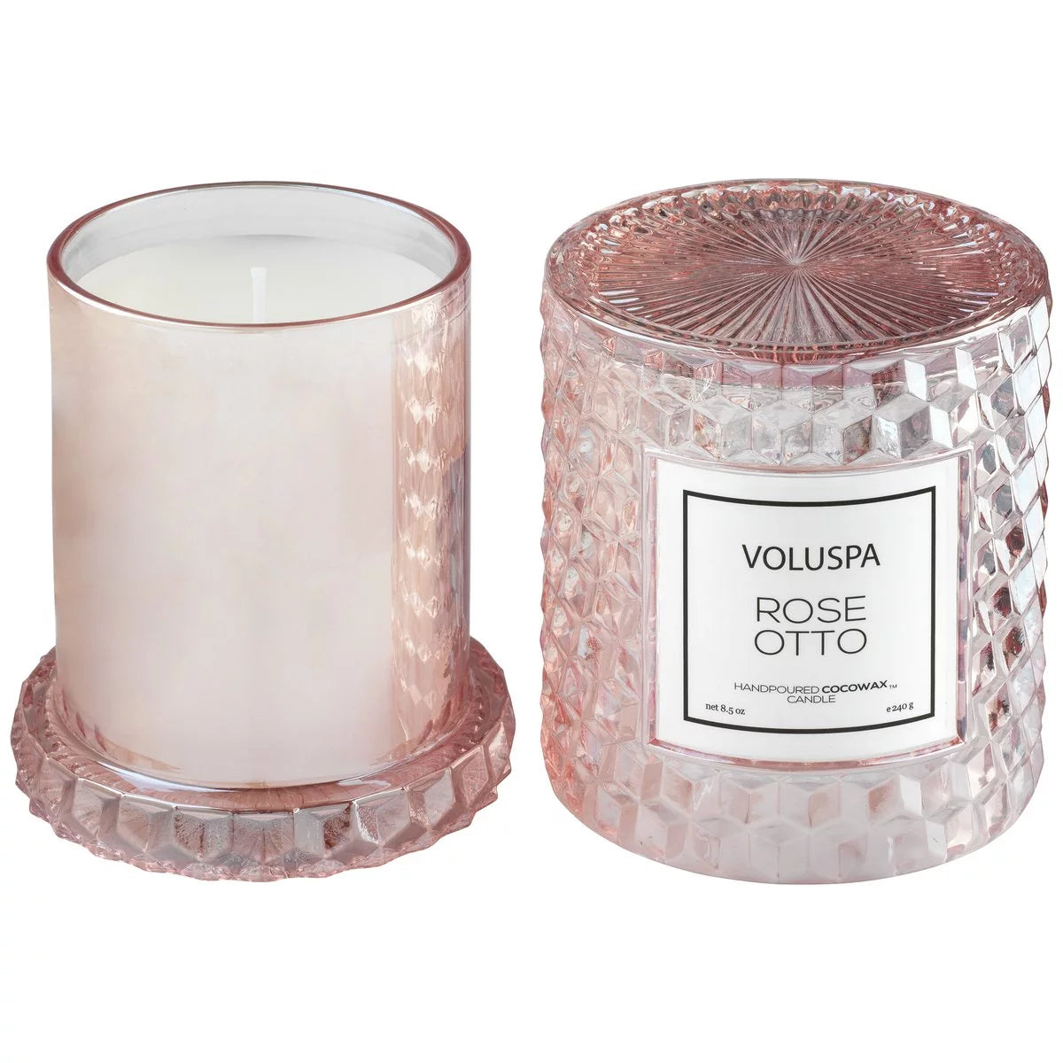 Rose Otto Cloche Candle 8.5 oz F524