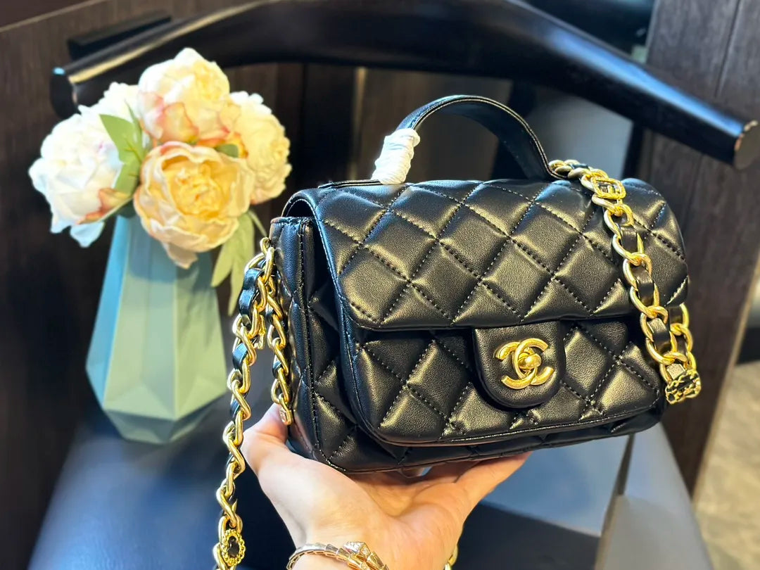 Mini Flap Bag with Top Handle Z64725