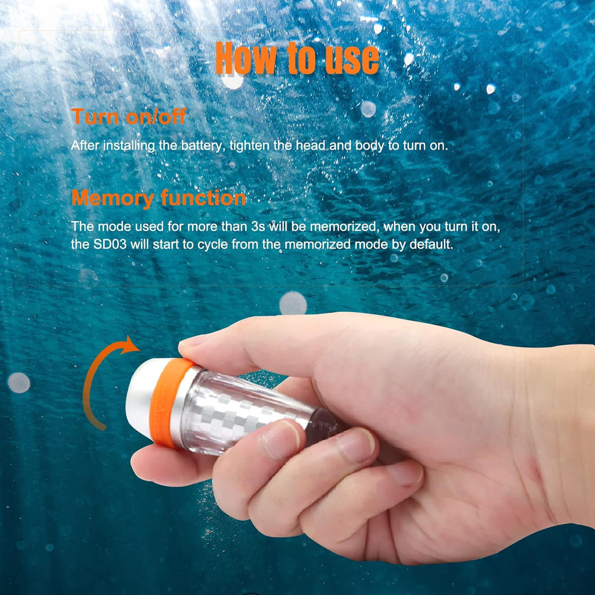 4-Color-in-1 Blue Red White Green Scuba Diving Signal Light Z247552
