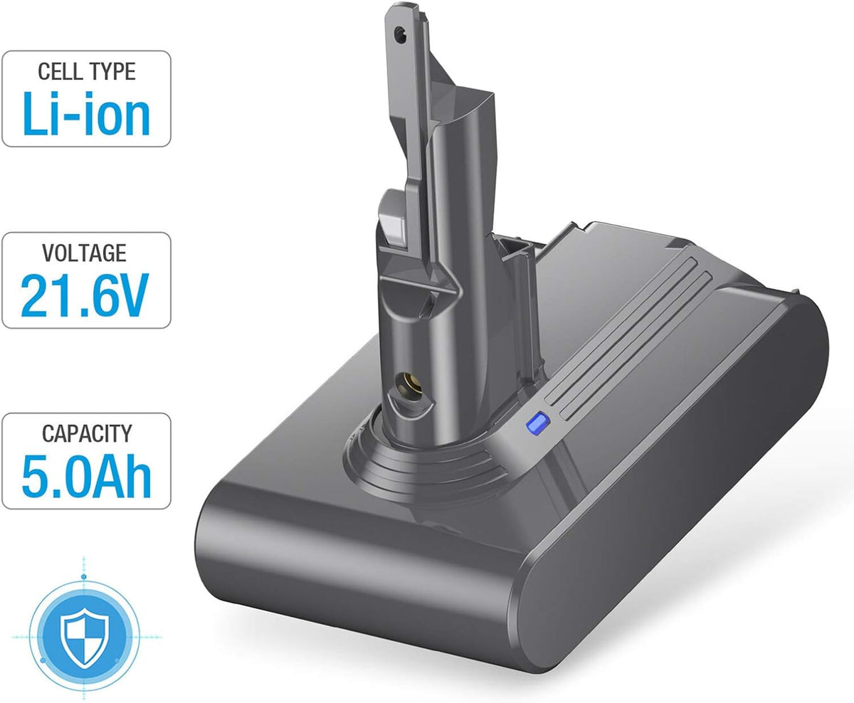 5.0Ah Replacement Battery for V7 Handheld Vacuum Cleaners G8496