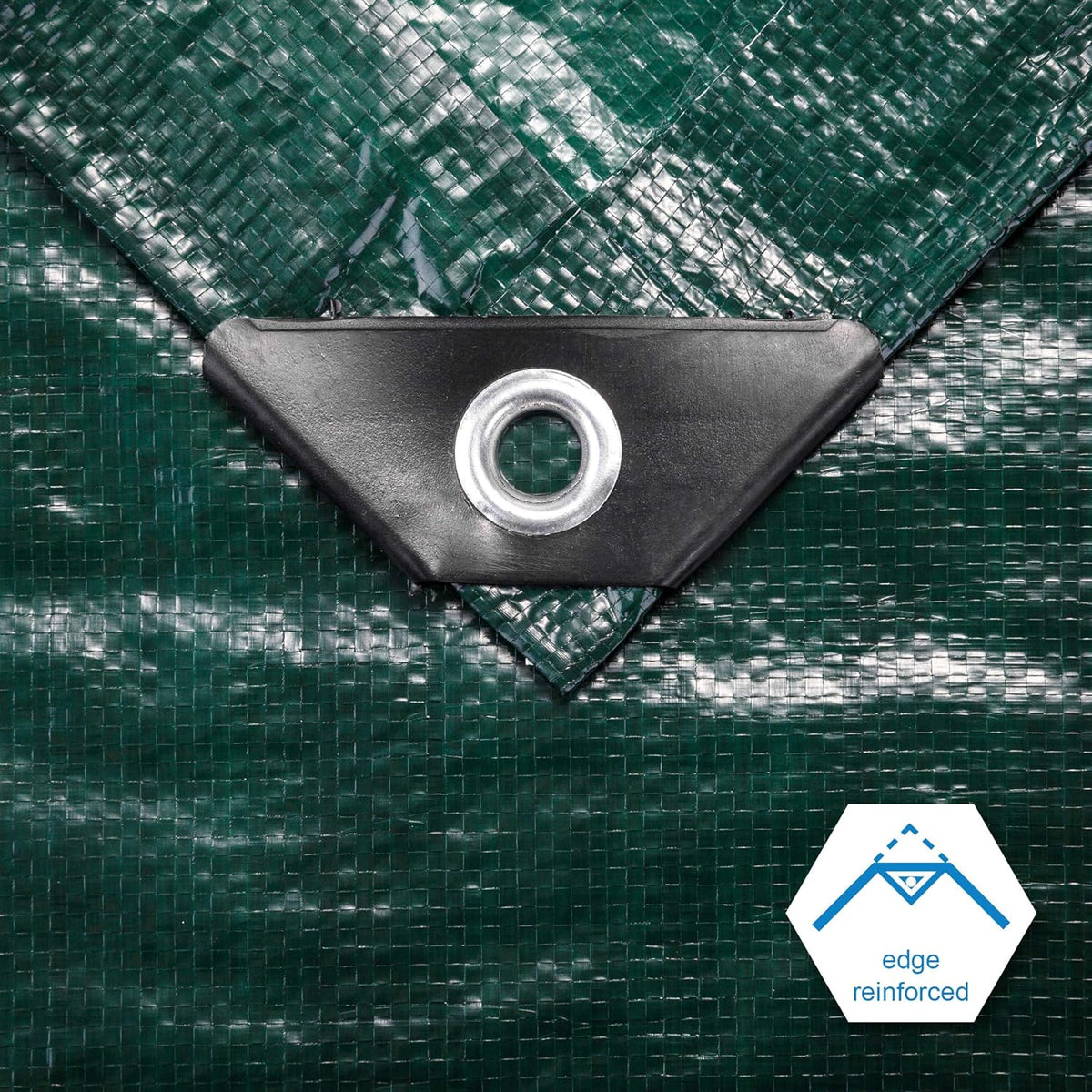 Green Poly Tarp 12 x 14 Feet Heavy Duty 8 Mil Thick U115635