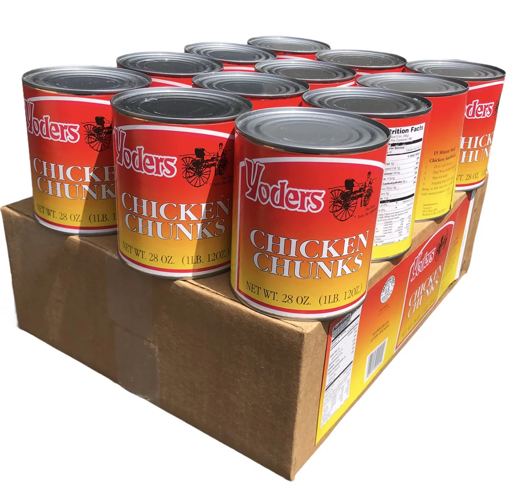 Canned Chicken Chunks 28 oz Z565