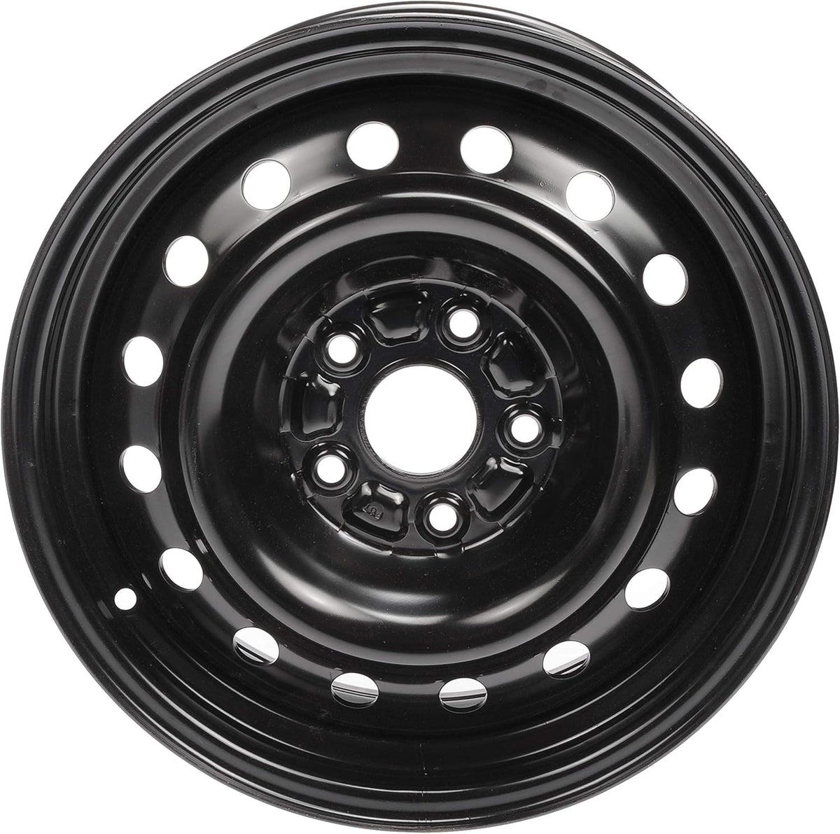 16 x 6.5 In. Black Steel Wheel U843784