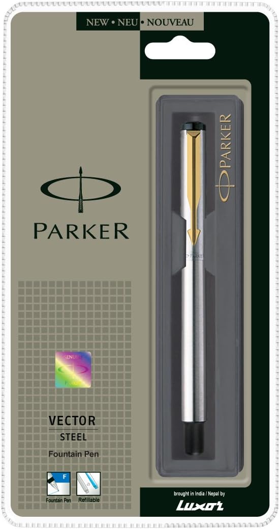 Stainless Steel Fountain Pen - Fine Nib B153701