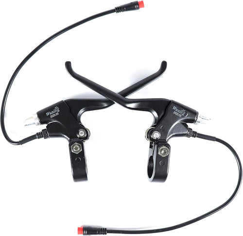 1 Pair Left & Right Waterproof Electronic Brake Lever Set for Electric Bicycle A675322