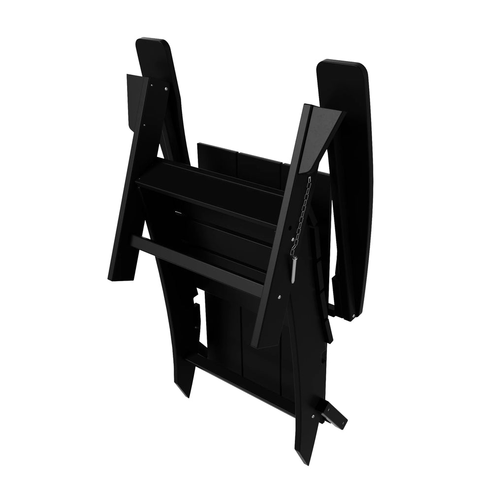 Black All Weather Resistant Poly Lumber Adirondack Chair Q164