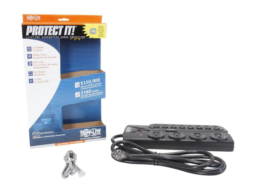 8 Feet 12 Outlet Surge Protector A41328