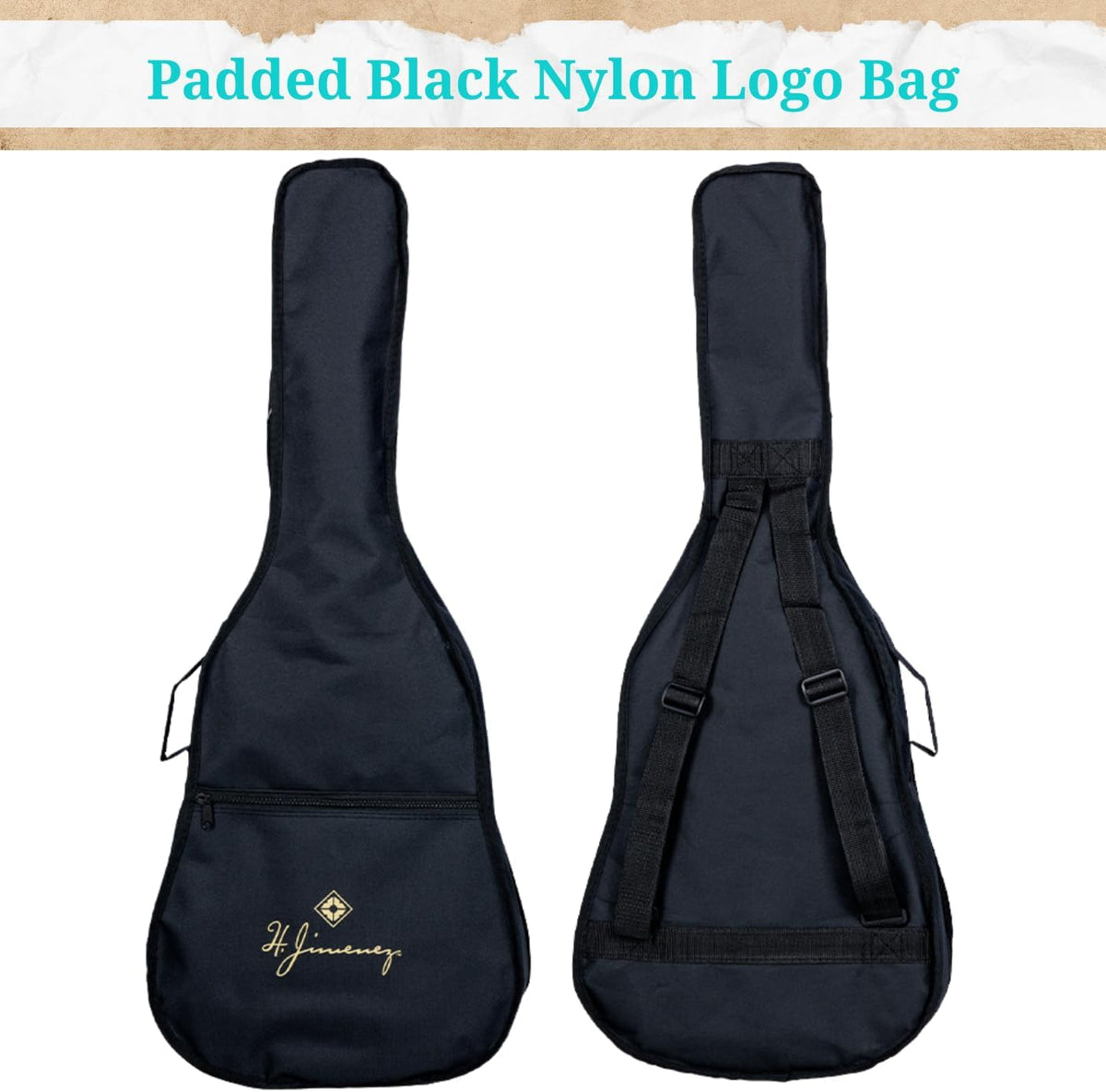 Black 6 String Guitarron J5671