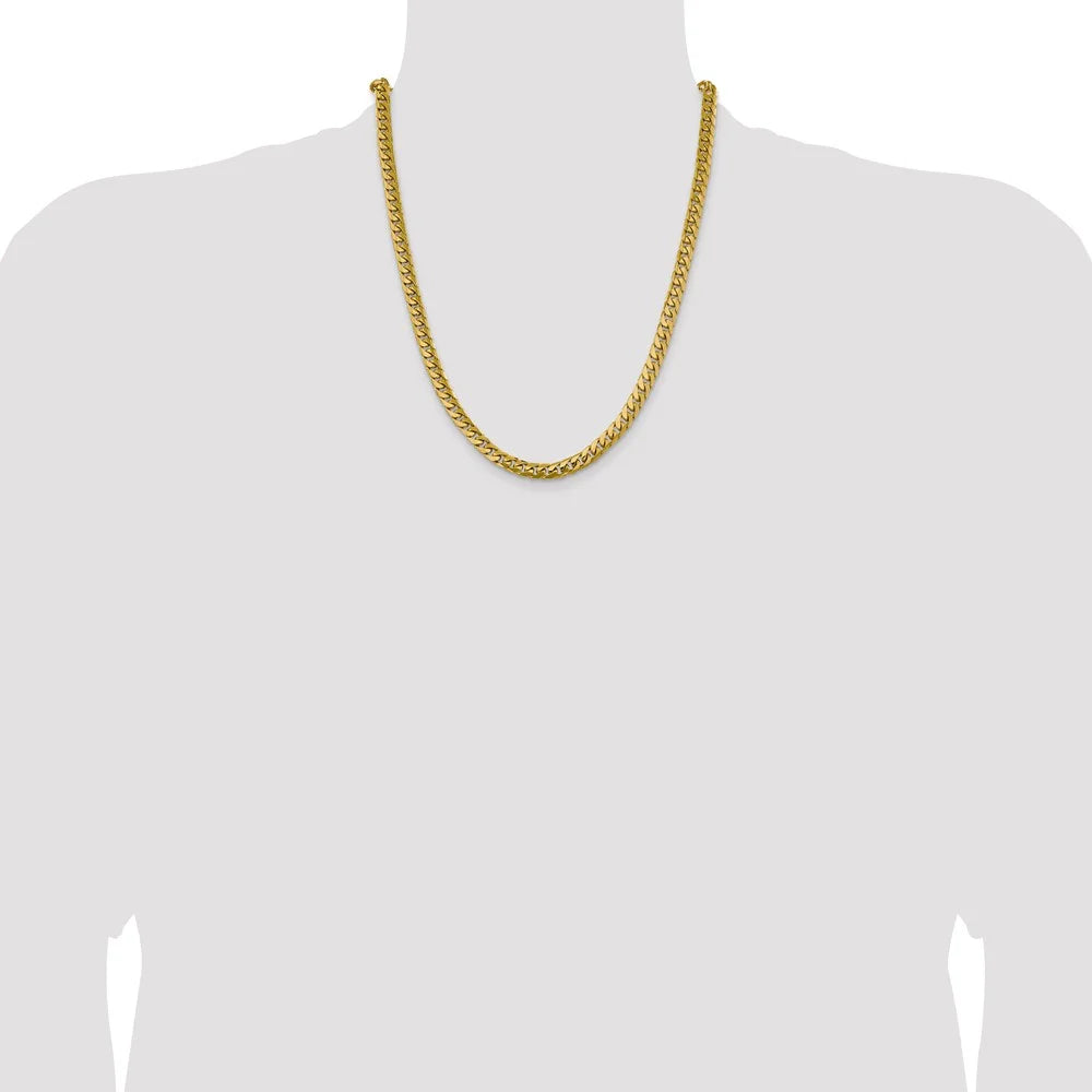 Solid Miami Cuban Link Chain with Lobster Clasp M23149