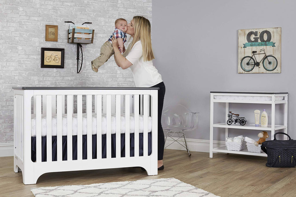 White 3-in-1 Convertible Crib O371662