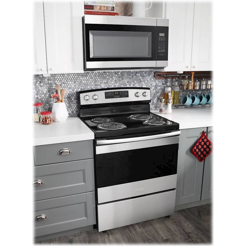 30-Inch Electric Range with Bake Assist Temps - Stainless Steel Q4746