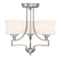 Satin Nickel 3 Light Semi Flush A551774