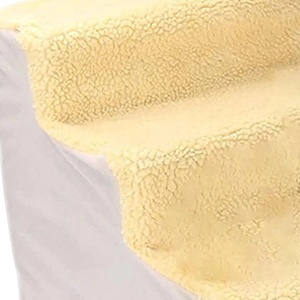 Yellow Non Slip Detachable Washable Pet Stairs P419