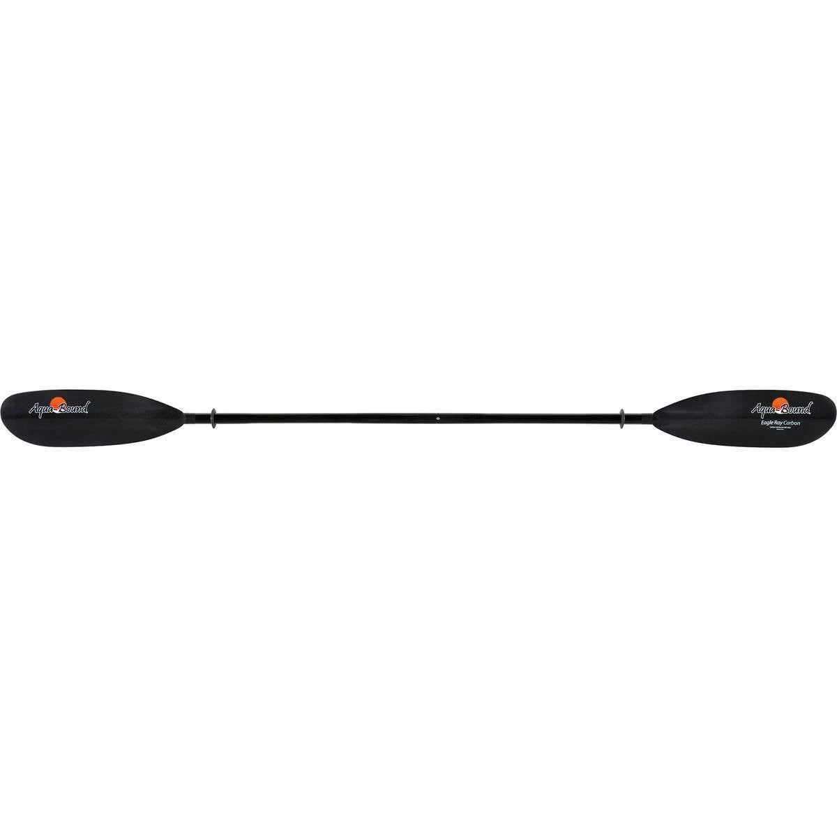 Black 2-Piece Carbon Kayak Paddle T5696